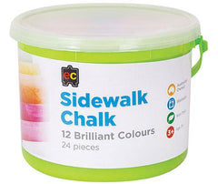 Chalk-Sidewalk Bucket (24 Pieces)