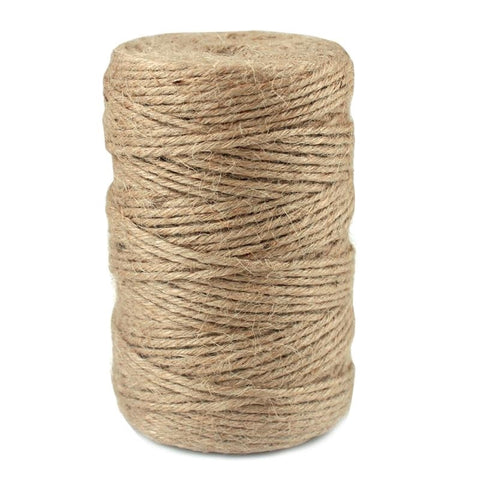 3mm x 200m Natural Jute Twine Natural Thick Brown Twine