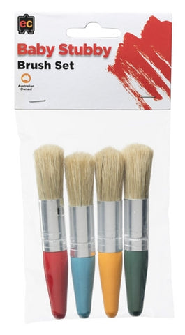 Baby Stubby Brush Set of 4