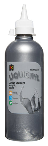 Metallic Liquicryl Junior Student Acrylic Paint 500ml