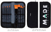 11 Sets of Acrylic Premium Black Brushes with carrier