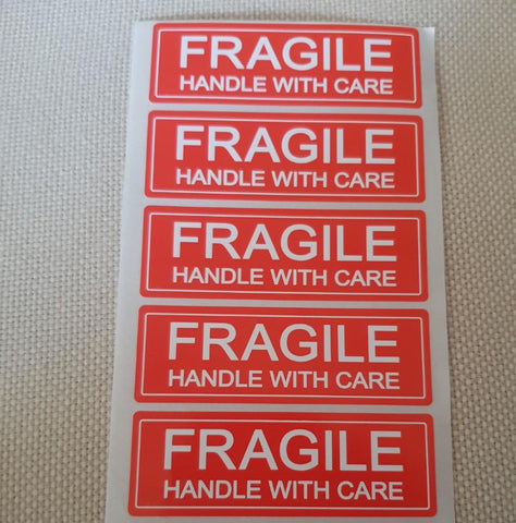 FRAGILE LABEL STICKERS