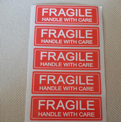 FRAGILE LABEL STICKERS