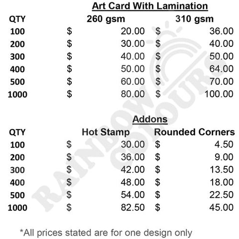 BUSINESS CARD PRINTING